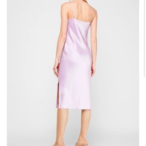 Express satin slip dress